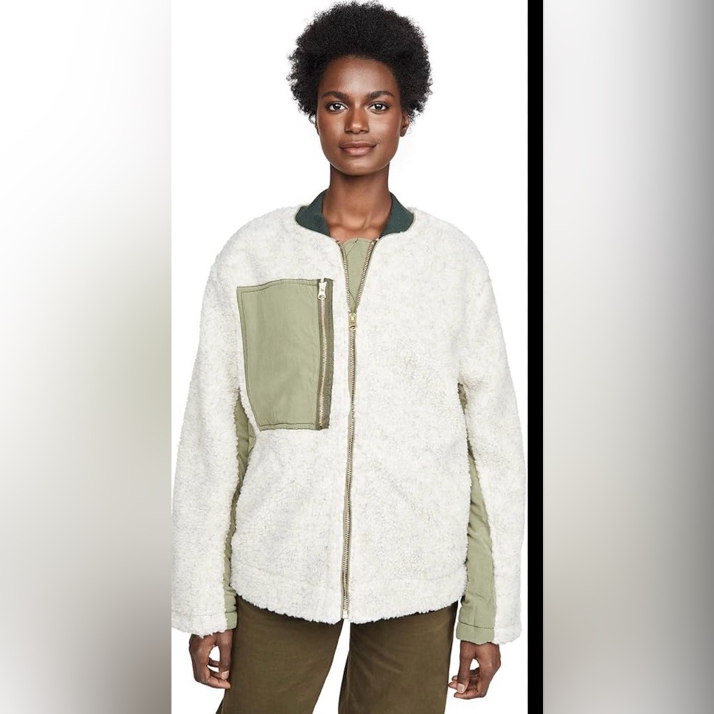 Free people rivington Sherpa jacket - Picture 4 of 8